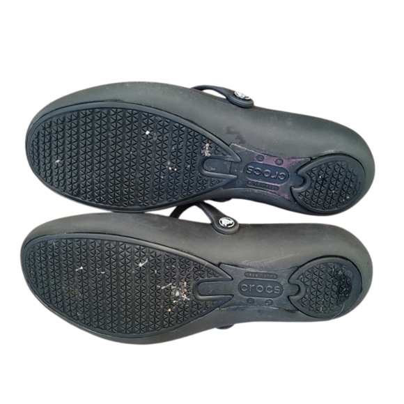 Crocs Black Mary Jane Shoes - Picture 2 of 2